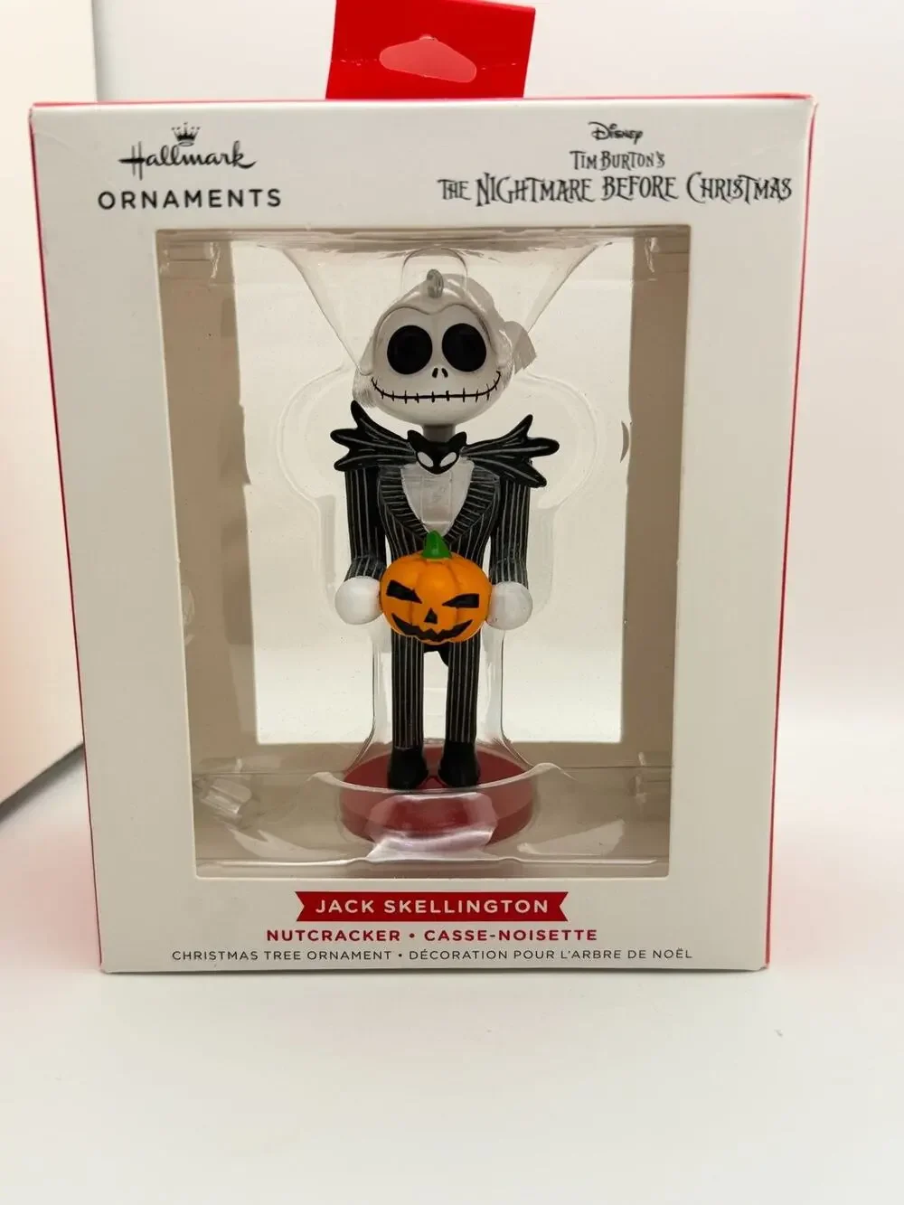 Disney Hallmark Jack Skellington Nutcracker Christmas Tree Ornament Tim Burtons